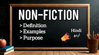 What is NonFiction  Definition of NonFiction  NonFiction Explained  Hindi  Urdu [upl. by Rosabelle868]