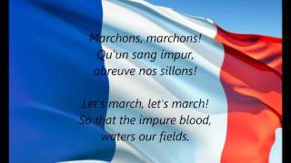 French National Anthem  quotLa Marseillaisequot FREN [upl. by Anaej]