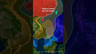 These Islands Are Claimed By SIX Differen Countries 🔥shorts geography politics maps facts fun [upl. by Nosyrb]