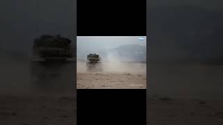 Vehículo de exploración Panhard AML90perteneciente al Ejército Argentino abriendo fuego 💪🏽 [upl. by Anahsek]