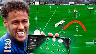 NEYMAR MONTOU MEU TIME NO FC MOBILE 25 😱🔥 [upl. by Alrahc]