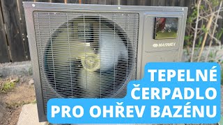 Montáž TEPELNÉHO ČERPADLA pro ohřev bazénu  odzimování bazénu  Marimex Premium 5000 [upl. by Ricoriki]