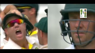 ABD vs WARNER  De Villiers Comeback After Warners fiery Send Off [upl. by Gottfried]