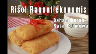 Risol ragout ekonomis bahan murah rasa istimewa [upl. by Britni]