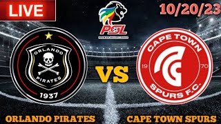 Orlando Pirates vs Cape Town Spurs Live Match  PSL 2023 [upl. by Beasley919]