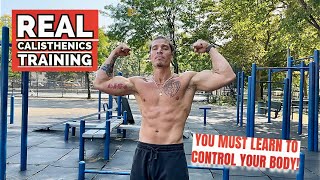 This Is REAL Calisthenic Training  Intense Full Body FUNCTIONAL Workout [upl. by Sirdi]