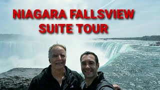 Best Hotel Niagara Falls Falls View 2 Storey Loft Suite Tour Niagara Falls Marriott Fallsview Hotel [upl. by Mason]