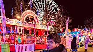 Fun Time At Manchester Trafford Centre Winter Wonderland Fun time Rides Play time [upl. by Suiddaht]