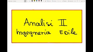 ESAME ANALISI 2  Facoltà di Ingegneria Edile [upl. by Bogey]