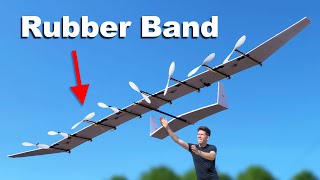 Giant RubberBand Plane [upl. by Nyrraf]