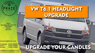 VW T61 HEADLIGHT UPGRADE FROM PHACE INSTALLATIONS HD 1080p [upl. by Mcfarland]