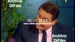 DiFilm  Oscar Spinosa Melo con Mariano Grondona 1993 [upl. by Purdy]