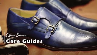 How To Clean your Leather Shoe  Care Tips  Oliver Sweeney [upl. by Ardnosac]