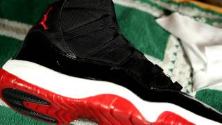 Patent Leather amp Removing Scuff Marks on Air Jordan 11 XI [upl. by Naivad]