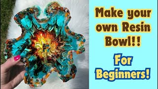 1988 💧 Into the Deep 💧 RESIN BOWL TUTORIAL For Beginners 051424 [upl. by Ferna]