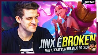 Minha JINX é ÓTIMA porém APENAS com um MILIO DO LADO 😎🚀 [upl. by Edric]