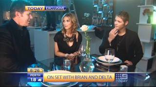 Today Show Interview 230810  Mistakes  Delta Goodrem amp Brian McFadden [upl. by Samara]