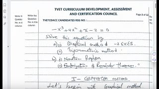 solving a cubic function by graphicaltrigonometricalNewton Raphson and remainder theorem methods [upl. by Onairot]