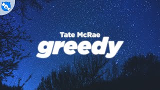 Tate McRae  greedy Clean  Lyrics [upl. by Arria]