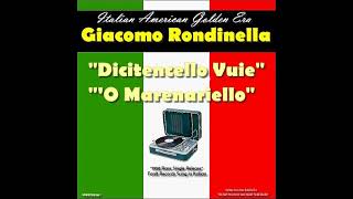 GIACOMO RONDINELLA  Dicitencello Vuie amp O Marenariello 1958 Rare US Release [upl. by Ainelec]