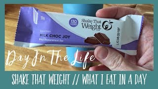 DITL  What do I eat in a day on the Shake That Weight VLCD [upl. by Noremac]