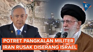 Penampakan Pangkalan Militer Rahasia Iran Rusak Akibat Serangan Udara Israel [upl. by Laeira200]