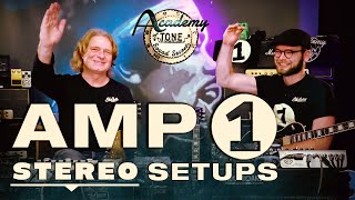 Academy Of Tone 231 AMP1 Stereo Setups [upl. by Nwadal63]