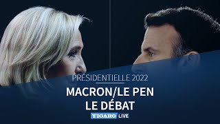 🔴Présidentielle 2022 MacronLe Pen Le Débat en intégralité [upl. by Ecar634]