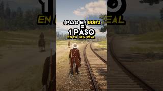 ¿Cómo de GRANDE es el MAPA de RDR 2 en la VIDA REAL 🤔🚶 reddeadredemption2 rdr2 rockstargames [upl. by Rocky]