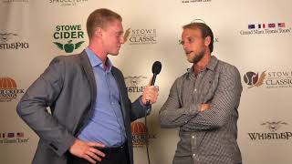 Denis Kudla Interview at Stowe VIP Party [upl. by Phelgen]