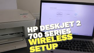 How to Connect HP DESKJET 2700 Series To WIFI With Computer Phone [upl. by Lothaire]