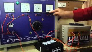 Learn Online By Practical  Open and Short Circuit Test on Single Phase Transformer Hindi [upl. by Truitt]