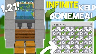 Bonemeal Farm for Minecraft Bedrock 121  works after 12130 [upl. by Brackett]