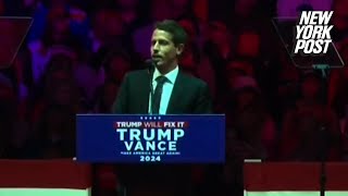 Tony Hinchcliffe stirs outrage with crude jokes on Latinos Puerto Rico during Trump MSG rally [upl. by Sheila141]