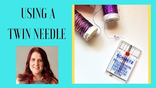 How to Sew with a Double Eye Needle and Create Stunning Effects [upl. by Hepsiba]