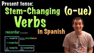 01066 Spanish Lesson  Present Tense  OUE Stemchanging verbs [upl. by Aleahpar]