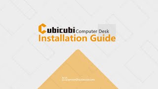 Installation Guide for Computer Desk with Drawers [upl. by Yahiya505]