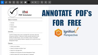 Annotate PDFs with Ignition Perspective [upl. by Bayless]