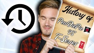 The COMPLETE HISTORY Of PewDiePie VS TSeries [upl. by Miran]