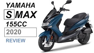 2020 Yamaha S Max 155 aka Yamaha Majesty S155  ABS  Spec  Review  Scooter Motorcycle [upl. by Anneehs]