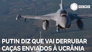 Putin diz que vai derrubar caças enviados à Ucrânia [upl. by Brennen]