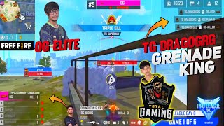 TG Dragogrg vs OG Elite 1 vs 4😱 Unstoppable Moment in FFPL 2022  Must Watch  Free Fire esports Ind [upl. by Suiravad]