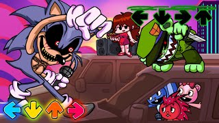 Friday Night Funkin  Flippy VS Sonic Lord X  Happy Tree Friends VS Sonic EXE Mod [upl. by Yak]