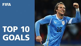 TOP 10 GOALS  2010 FIFA World Cup South Africa [upl. by Tsnre]