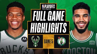 BUCKS at CELTICS  FULL GAME HIGHLIGHTS  May 11 2022 [upl. by Slemmer]