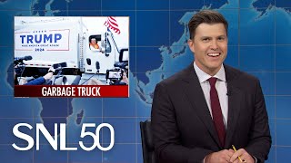 Weekend Update 2024 Presidential Election Trumps MSG Rally  SNL [upl. by Lilli840]