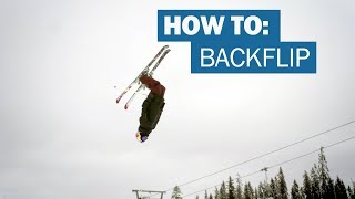 How to BACKFLIP on skis with Jesper Tjäder [upl. by Rika]