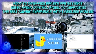 How to Override RPCS3s FPS settings using Nvidia Control Panel to get the best gaming experience [upl. by Rauscher144]