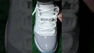 How to Style Jordan 11s Low Shoelace Tips Step by Step [upl. by Bastian]