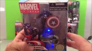 MARVEL AVENGERS CAPTAIN AMERICA TOYSRUS COMIC SERIES TOY REVIEW [upl. by Nike797]